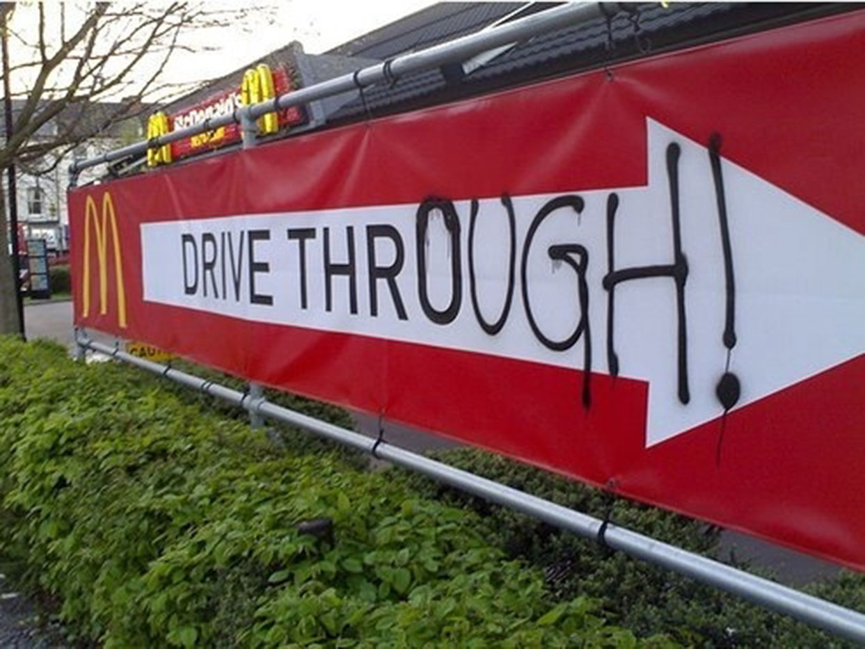 Drive through! from http://raura.info/njgojj-grammar-nazi-cat-meme.asp