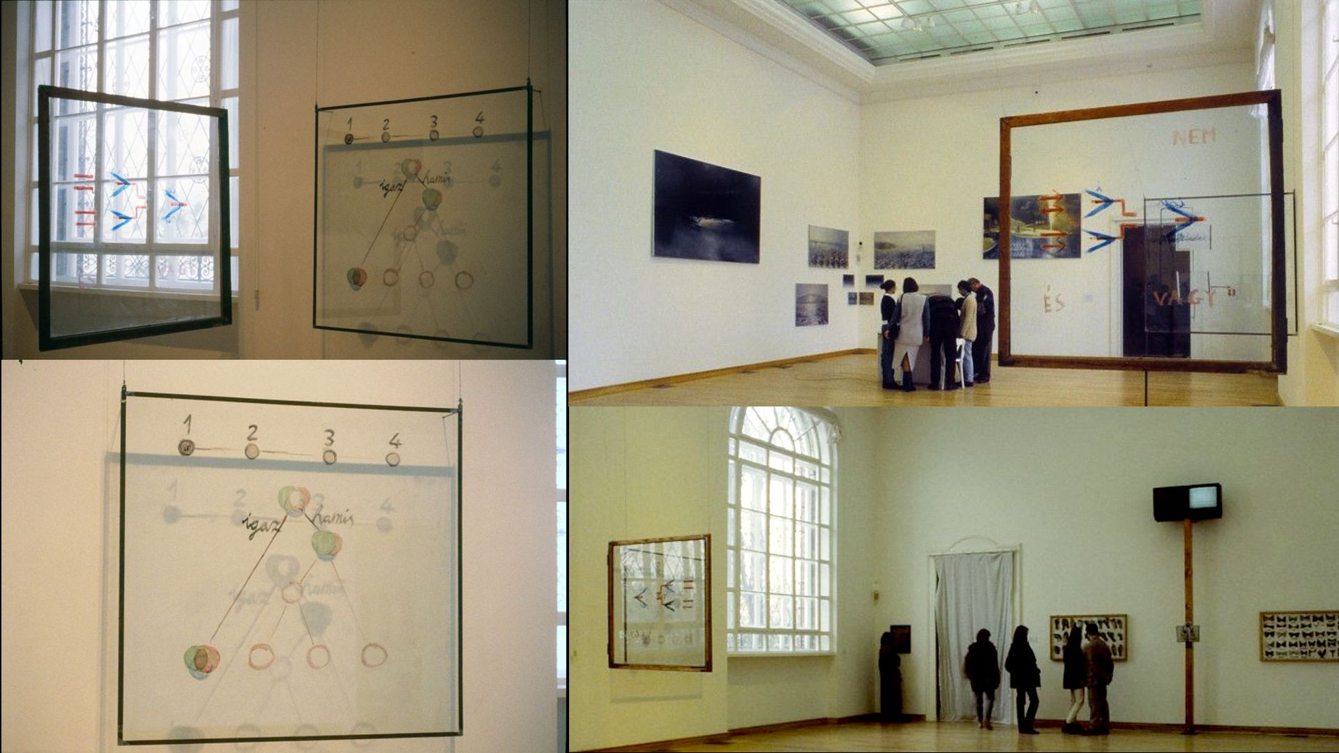VIII. terem: Farkas Gábor, Nemes Csaba, Szűcs Attila művei (1996. © C3 Alapítvány)