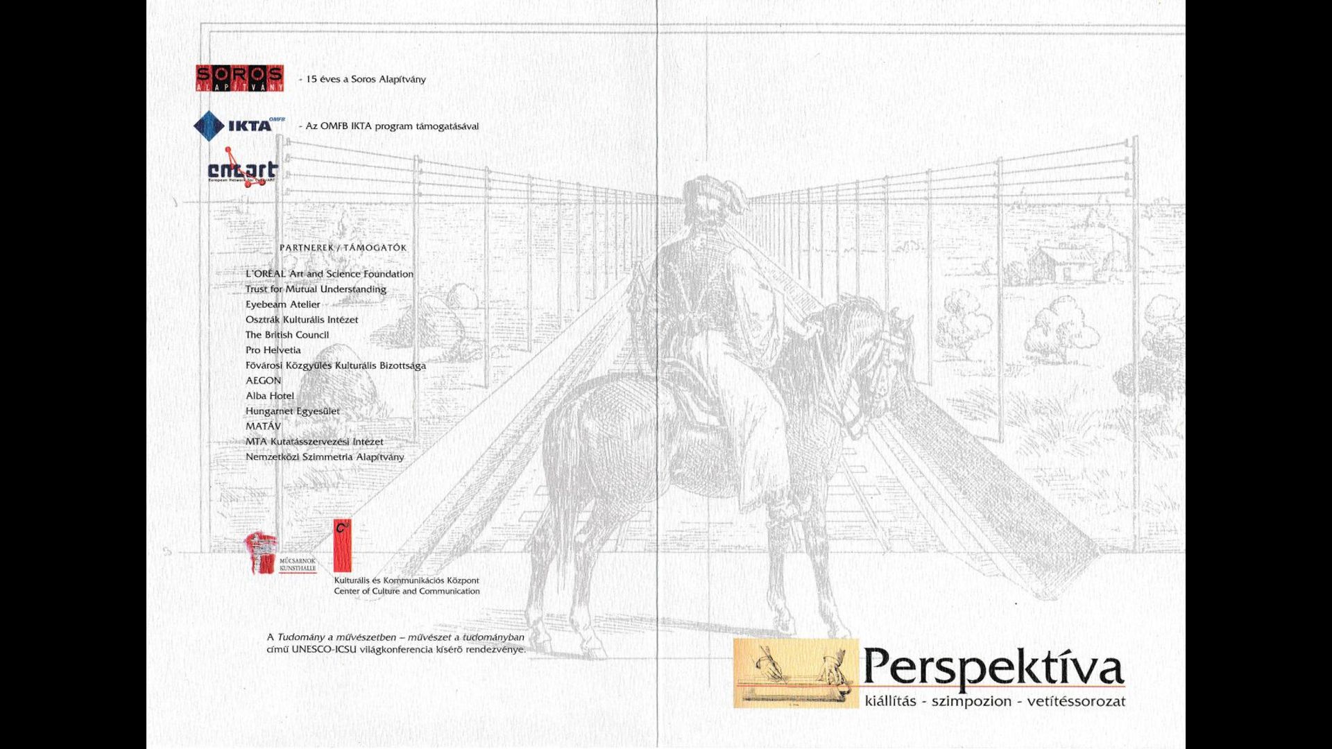 Perspektíva meghívó (Perspektíva 1999. © Fotó: C3 Alapítvány)