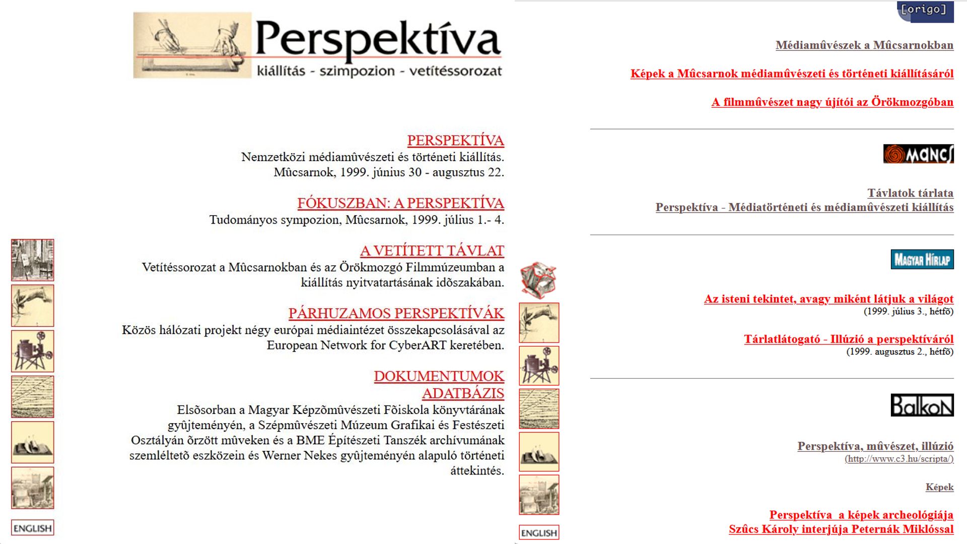 Perspektíva weboldalak, sajtómegjelenések (Perspektíva 1999. © Fotó: C3 Alapítvány)