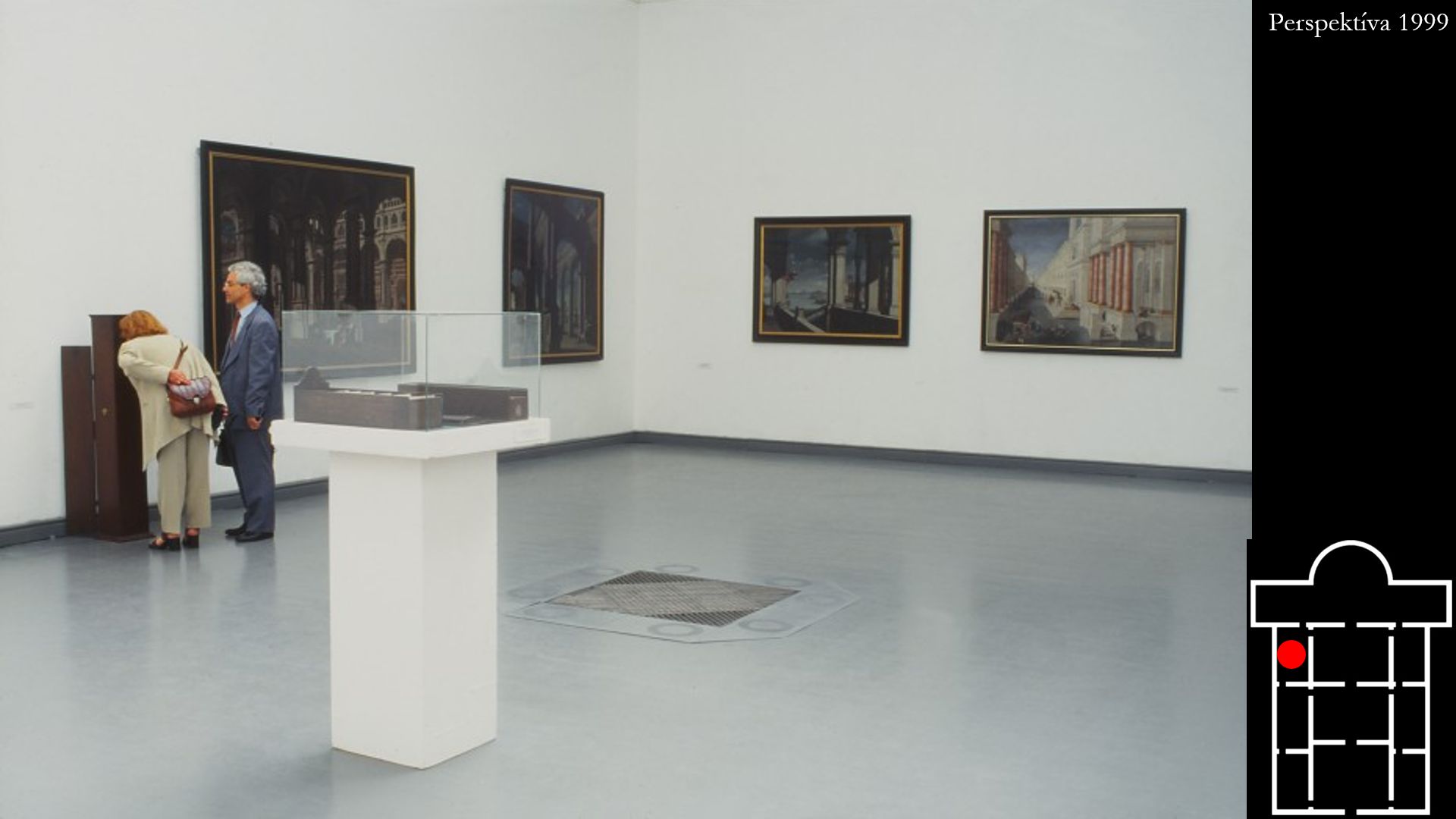 Perspektíva kiállítás, festmények a Szépművészeti Múzeum gyűjteményéből, IX. terem (Perspektíva 1999. © Fotó: C3 Alapítvány)