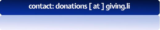 mailto: donations[at]giving.li