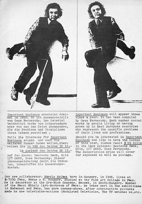  Important Business No. 2.