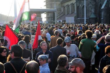 Március 15. tüntetés 4. – Szilágyi Lenke