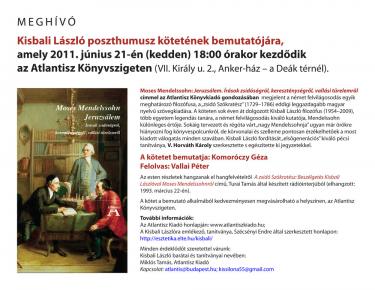 Kisbali könyvbemutató