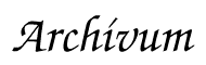 Arch&iacute;vum