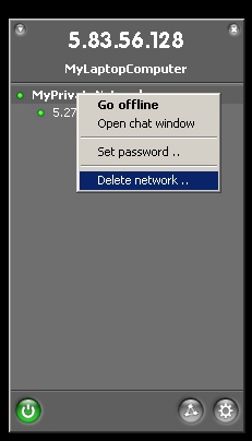 Networking Menu