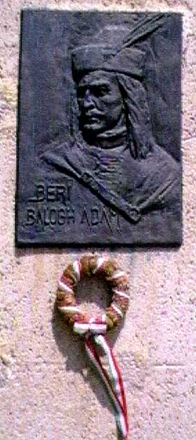 B�ri Balogh �d�m eml�kplakett