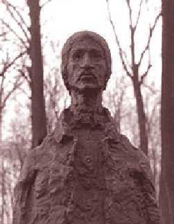 Csokonai szobra Srospatakon