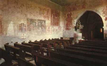 A vizsolyi reformtus templom feltrt falfestmnyei