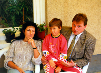 Madzin Tibor polgrmester s csaldja