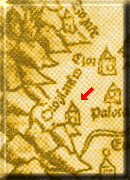 Korabeli térkép részlet