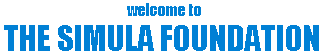 Welcome to The SIMULA Foundation